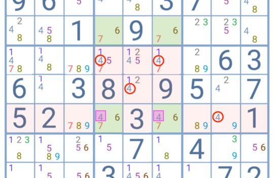 Retângulo de Exclusividade Sudoku