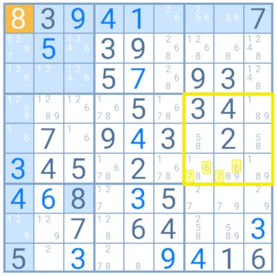 Hidden Pairs Sudoku strategy