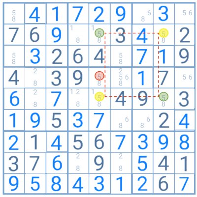 Asa X: técnica de Sudoku