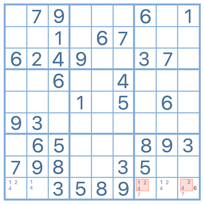 Naked Triples Sudoku strategy