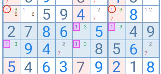 A técnica Swordfish no Sudoku